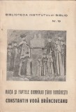 PREOT NICULAE POPESCU - VIATA SI FAPTELE DOMNULUI TARII ROMANESTI CONSTANTIN VODA BRANCOVEANU ( 1934 )