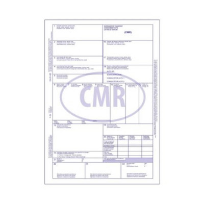 CMR-uri Personalizate A4 in 4 Exemplare, 50 Seturi/Carnet, Tipar 1+0, Formulare Tipizate Autocopiative, CMR Personalizat, Tipizate Personalizate, Form foto