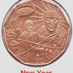 2097 Austria 5 euro 2014 New Year km 3228 UNC