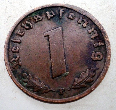 B.078 GERMANIA 1 REICHSPFENNIG 1938 F foto