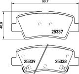 BREMBO P 30 094 PRIME LINE set placute frana,frana disc