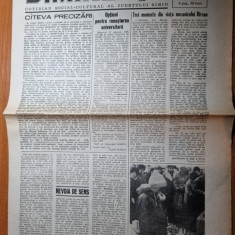 ziarul dimineata 19 ianuarie 1990-ziar din jud. sibiu,articol revolutia romana