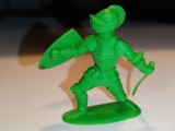 Bnk jc Figurine de plastic - Domplast - cavaler cu sabie si scut