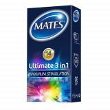 Cumpara ieftin Mates Ultimate 3 in 1 Condoms 14 Pack