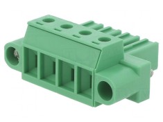 Regletă de conexiuni deconectabilă 4 piste 7,62mm foto