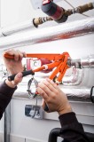 Cheie pentru tevi 1.5 inch, cap 45&deg;, aliaj CrV, NEO TOOLS
