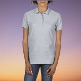 Tricou polo pentru damă din pique dublu și bumbac premium