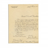 Ioan Andrieșescu, scrisoare pentru Constantin Bacalbașa, 1934
