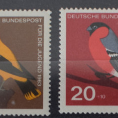 TS24/01 Timbre Bundespost - Pasari nestampilat