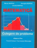 C9147 MATEMATICA. CULEGERE DE PROBLEME CLASA a X-a - BURTEA