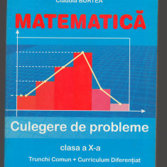 C9147 MATEMATICA. CULEGERE DE PROBLEME CLASA a X-a - BURTEA