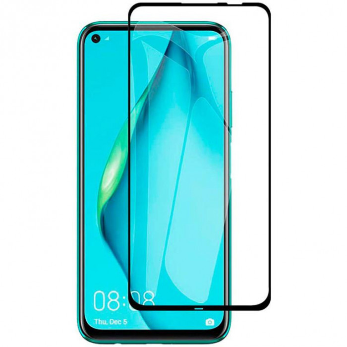 Folie Sticla Tempered Glass Huawei P40 Lite Huawei Nova 7i Huawei Nova 6 SE 4D/5D Full Glue Fullcover Black&nbsp;