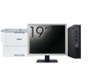 Pachet Calculator Second Hand DELL OptiPlex 3070 Mini, Intel Core i3-9100T 3.10 - 3.70GHz, 8GB DDR4, 256GB SSD + Monitor 19 Inch + Imprimanta Brother