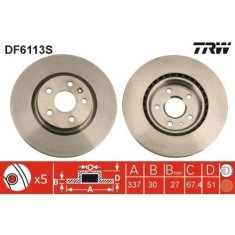 Set disc frana Opel Insignia (G09) 07.08-03.17, Insignia A Country Tourer (G09) 07.08-03.17, Insignia Saloon (G09) 07.08-03.17, Insignia Sports Toure