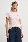 Levi&#039;s tricou din bumbac femei, culoarea roz