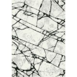 Covor Model Cappuccino 16102-610, Marime 60 x 110 cm, Gri, Inaltime Fir 7 mm, Antialergic, Polipropilena, Living, Dormitor, Sufragerie, Birou
