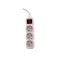 Prelungitor 3 prize 5m cu intrerupator 3xG1.5mmp Well