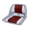 Scaun yacht Navigator 521 x 457 x 408 mm alb/rosu [pro.tec] HausGarden Leisure