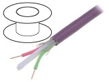 Cablu PROFIBUS 1x2x22AWG Cu LSZH Violet 500m