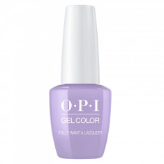 Lac de unghii semipermanent OPI Gel Color Polly Want A Lacquer?, 15ml foto