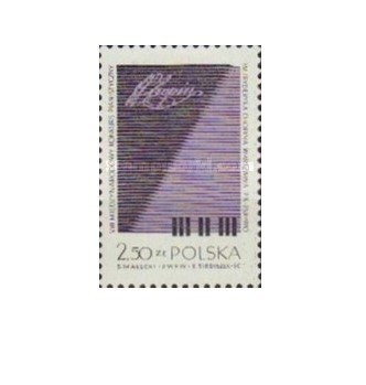 Polonia 1970 - Concurs internațional de pian Chopin, neuzata foto