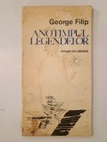 George Filip (dedicație/ autograf) - Anotimpul legendelor (versuri) (uzată, vezi descriere)