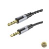 Cablu Audio Borofone BL19 3.5mm-3.5mm, 1m, Negru. Compatibil Universal. Incarcator Auto USB, Fast Charge, Protectie Suprasarcina