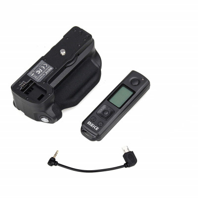 Grip Meike MK-A6300 PRO cu telecomanda wireless pentru Sony A6000 A6300 A6400 foto