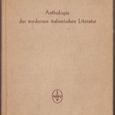 HST C3323 Anthologie der modernen italienischen Literatur 1953 Vladimiro Macchi