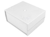 Carcasă ABS gri cu panou 120mm x 100mm x 56mm