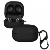 Husa kwmobile pentru Samsung Galaxy Buds 2 Pro/Galaxy Buds 2/Galaxy Buds Live, Silicon, Negru, 61088.01