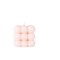 Lumanare decoartiva Livarno home,in forma de bule. 6 x 6 x 6 cm