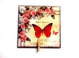 magnet frigider trandafiri si fluturasi 37855