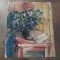 Miron Constantinescu (1917 - 1974) ACUARELA- FLORI