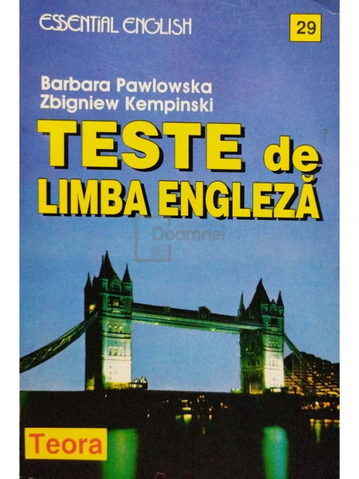 Barbara Pawlowska - Teste de limba engleza (editia 1996)