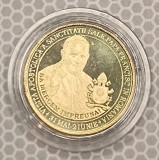 50 BANI 2019 VIZITA PAPEI - UNC, IN CAPSULA