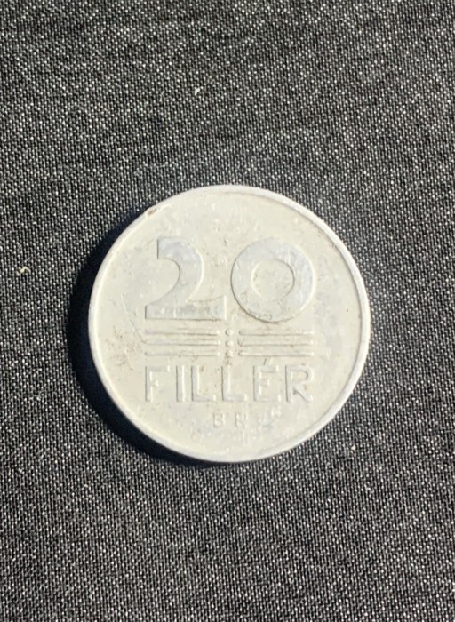 Moneda 20 filler 1964 Ungaria