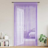 vidaXL Perdele șir 2 buc Violet 140x250 cm