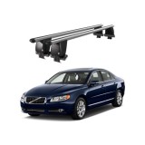 Bare transversale portbagaj auto aluminiu compatibile plafon neted Volvo S80 2006-2016 argintii sau negre Cod: CB200101 Kit-104