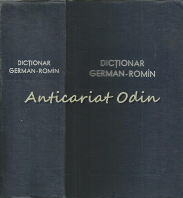 Dictionar German-Romin - Mihai Isbasescu, Maria Iliescu, Ingeborg Wagner foto