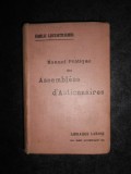 Emile Lecouturier - Manuel pratique des assemblees d&#039;actionnaires (1910)