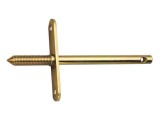 Suport otel pentru bara, auriu, 150 mm
