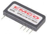 Convertor DC/DC 3-6.7V la 25-90V 1mA THT SIP90
