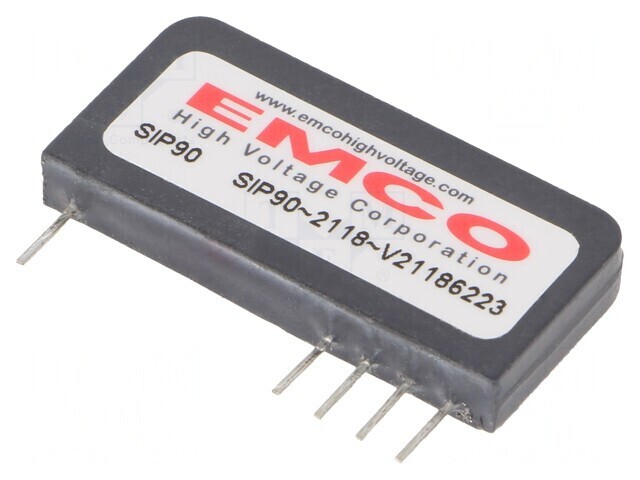 Convertor DC/DC 3-6.7V la 25-90V 1mA THT SIP90