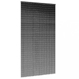VidaXL Perdele ușă cu insecte gri &icirc;nchis 120x220 cm bambus
