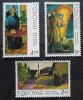 BC283, Insulele Feroe 1995, 2 serii picturi si Craciun (2 poze), Nestampilat