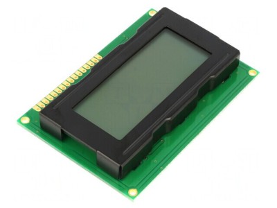 Afișaj LCD Alfanumeric 16x4 STN Negativ 87x60 LED foto