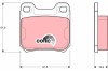 TRW GDB1346 COTEC set placute frana,frana disc