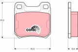 TRW GDB1346 COTEC set placute frana,frana disc