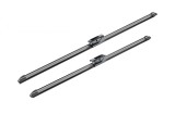 Stergator parbriz Bosch Aerotwin, cauciuc+grafit, tip plat, prindere carlig/universal. Compatibil Renault Grand Scenic III